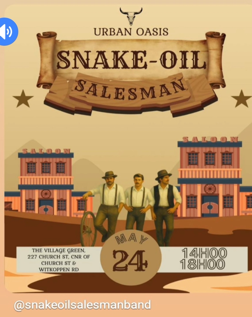 Snake Oil Salesman @ Urban Oasis, 24-05-2026 14:00