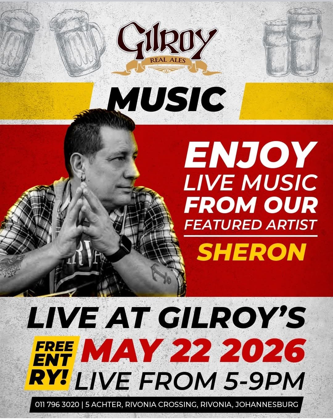 Sheron @ Gilroy's, 22-05-2026 17:00